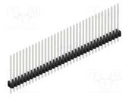 Connector: pin strips; pin header; male; PIN: 35; 1.27mm; THT; 1x35