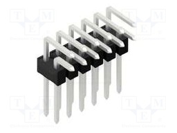 Connector: pin strips; pin header; male; PIN: 12; 2.54mm; THT; 2x6