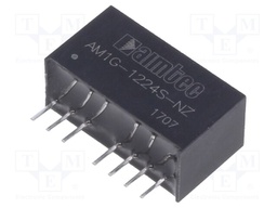 Converter: DC/DC; 1W; Uin: 9÷18V; 24VDC; Iout: 42mA; SIP8; 4.9g