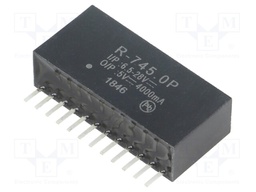 Converter: DC/DC; 20W; Uin: 6.5÷28V; Uout: 5VDC; Iout: 4A; SIP12; 9g