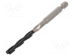 Drill bit; for concrete; Ø: 15/64",6mm; L: 100mm; metal; blister