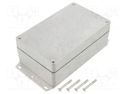 Enclosure: multipurpose; X: 100mm; Y: 161mm; Z: 60mm; 1550Z; natural
