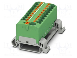 Splice terminal: rail; 32A; 800V; push-in; PA; 0.2÷6mm2; W: 64.8mm