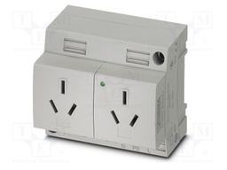 Connector: AC supply; socket; female; 10A; PIN: 3; screw terminal