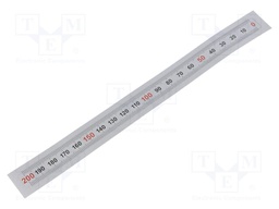 Ruler; figures horizontally arranged,self-adhesive; W: 11mm