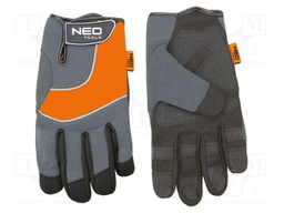 Protective gloves; Size: 10; orange,grey-black; Safety cat: 2