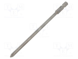 Screwdriver bit; Phillips; PH1; Overall len: 127mm