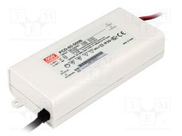 Power supply: switched-mode; LED; 54W; 70÷108VDC; 500mA; IP42; 350g
