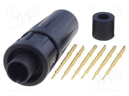 Connector: circular; Series: EN2; plug; male; soldering; for cable