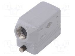 Enclosure: for HDC connectors; C-TYPE; size 57.27; IP66; PG16