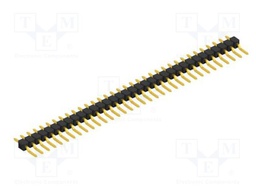 Connector: pin strips; pin header; male; PIN: 34; 2.54mm; SMT; 1x34