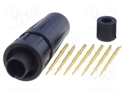Connector: circular; Series: EN2; plug; male; soldering; for cable