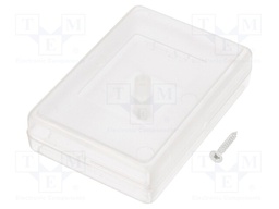 Enclosure: multipurpose; X: 59mm; Y: 84mm; Z: 22mm; ABS