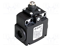 Limit switch; rubber seal,pin plunger Ø10mm; NO + NC; 10A; IP67