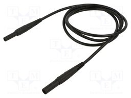 Test lead; 19A; banana socket 4mm,banana plug 4mm; insulated