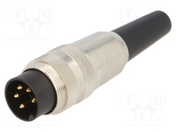 Connector: M16; male; for cable; IP40; plug; soldering; 250V; PIN: 5