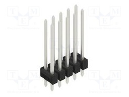 Connector: pin strips; pin header; male; PIN: 10; 2.54mm; THT; 2x5
