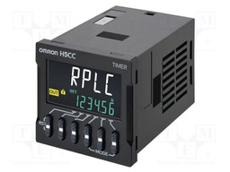 Timer; SPDT; 24÷240VAC; 24÷240VDC; socket; 45x45mm; PIN: 8; IP20