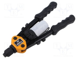 Hand riveting press; for aluminium and steel snap rivets