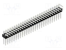 Connector: pin strips; pin header; male; PIN: 54; 2.54mm; THT; 2x27