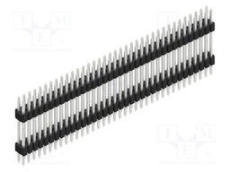 Connector: pin strips; pin header; male; PIN: 72; 1.27mm; THT; 2x36