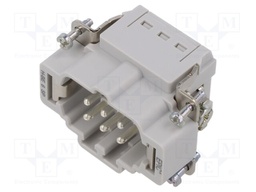 Connector: rectangular; male; EPIC H-BE; PIN: 6; 6+PE; size H-B 6