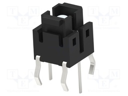 Microswitch TACT; SPST-NO; Pos: 2; 0.05A/12VDC; THT; LED; 980mN