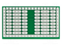 Board: universal; single sided,prototyping; W: 27.3mm; L: 46.99mm