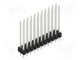 Connector: pin strips; pin header; male; PIN: 22; 2.54mm; THT; 2x11