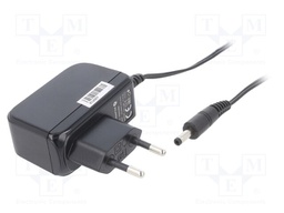 Power supply: switched-mode; voltage source; 5VDC; 2A; 10W; plug
