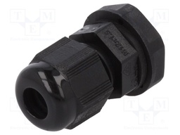 Cable gland; M12; IP66,IP68; Mat: polyamide; black; Pcs: 10