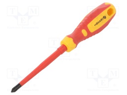 Screwdriver; slim; insulated; PlusMinus cross PZ-type; SL/PZ2