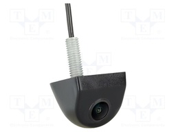 Rear view camera; 103°; black; 12VDC,24VDC; Kit: camera; M8,screw