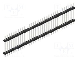 Connector: pin strips; pin header; male; PIN: 32; 2mm; THT; 1x32