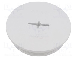 Stopper; M63; IP54; Mat: polyamide; light grey