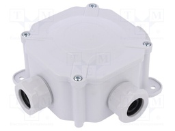 Enclosure: junction box; X: 97mm; Y: 97mm; Z: 47mm; wall mount; IP67