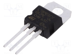 IC: voltage regulator; linear,fixed; 5V; 0.5A; TO220AB; THT; ±4%