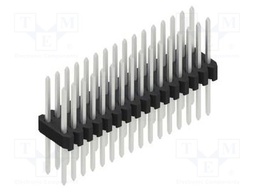 Connector: pin strips; pin header; male; PIN: 32; 1.27mm; THT; 2x16