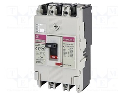 Power breaker; Poles: 3; screw type; Inom: 63A; 690VAC; IP20; MCCB
