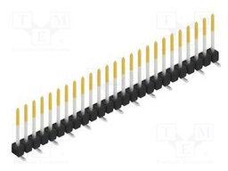 Connector: pin strips; pin header; male; PIN: 25; 2.54mm; SMT; 1x25