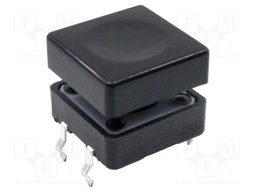 Microswitch TACT; SPST-NO; Pos: 2; 0.05A/12VDC; THT; none; 1.6N