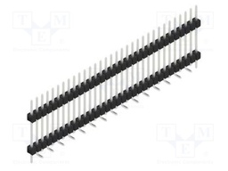 Connector: pin strips; pin header; male; PIN: 32; 2.54mm; SMT; 1x32