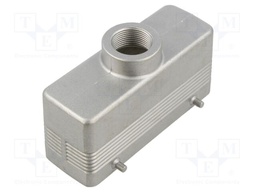 Enclosure: for HDC connectors; 180 °C; size 104.27; M25; 104x27mm