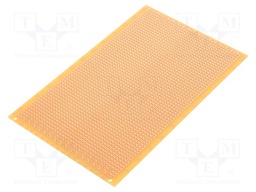 Board: universal; single sided,prototyping; W: 100mm; L: 160mm