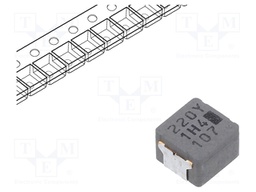 Power Inductor (SMD), AEC-Q200, 22 µH, 2.3 A, Shielded, 6 A, PCC-M0645M Series, 6.5mm x 6mm x 4.5mm