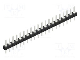 Connector: pin strips; pin header; male; PIN: 20; 2.54mm; THT; 1x20