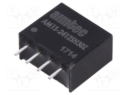 Converter: DC/DC; 1W; Uin: 21.6÷26.4V; 12VDC; Iout: 100mA; SIP4; 1.8g