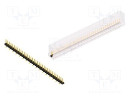 Connector: pin strips; pin header; male; PIN: 35; 2.54mm; SMT; 1x35