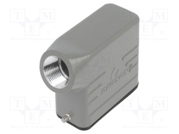 Enclosure: for HDC connectors; size D10A; for cable; for latch