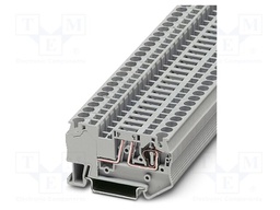Splice terminal: rail; 20A; 500V; spring clamp; PA; 0.08÷6mm2